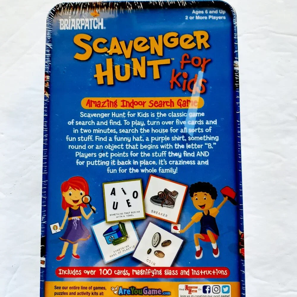 Briarpatch Scavenger Hunt For Kids Game Indoor Search New